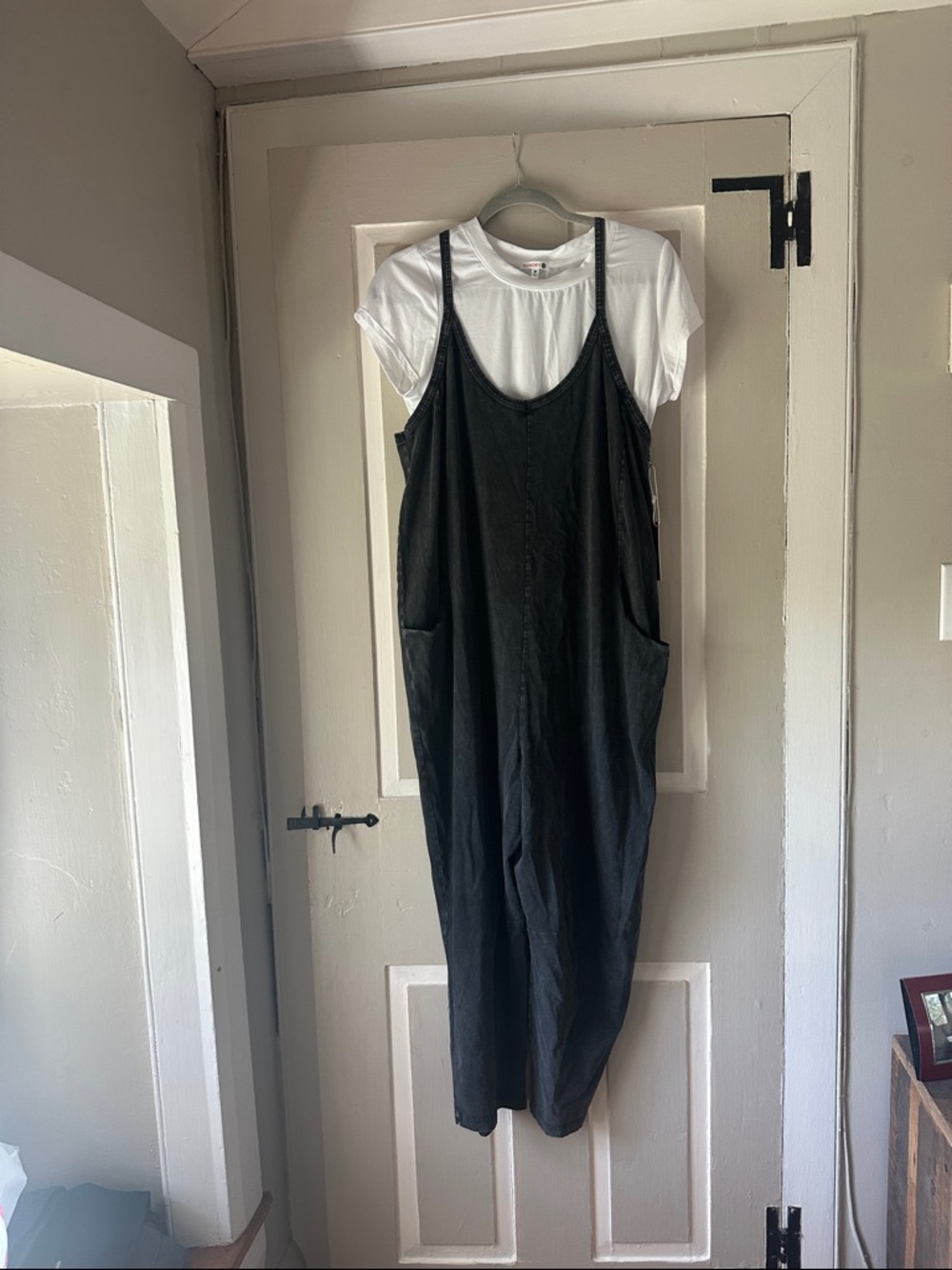 Sundry charcoal Slouchy Jumpsuit medium